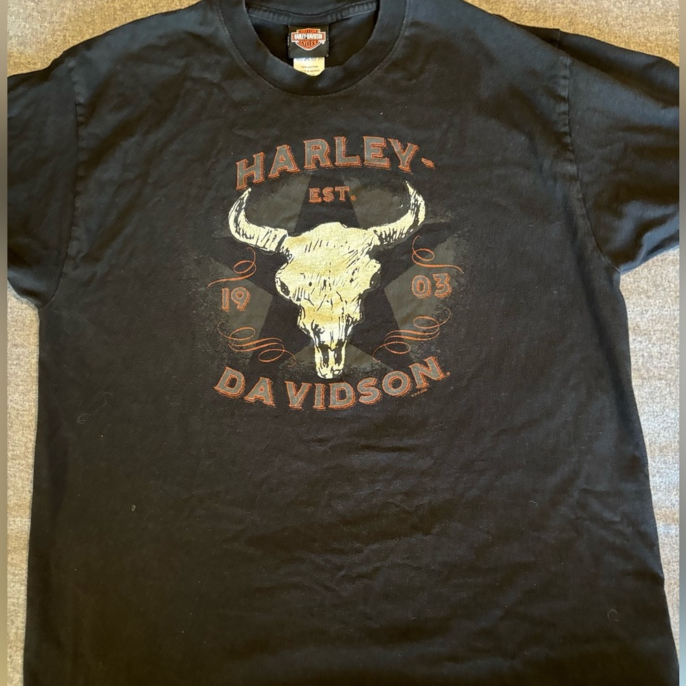 Harley Davidson Men’s short‎ sleeve Ocala Fl Black XL